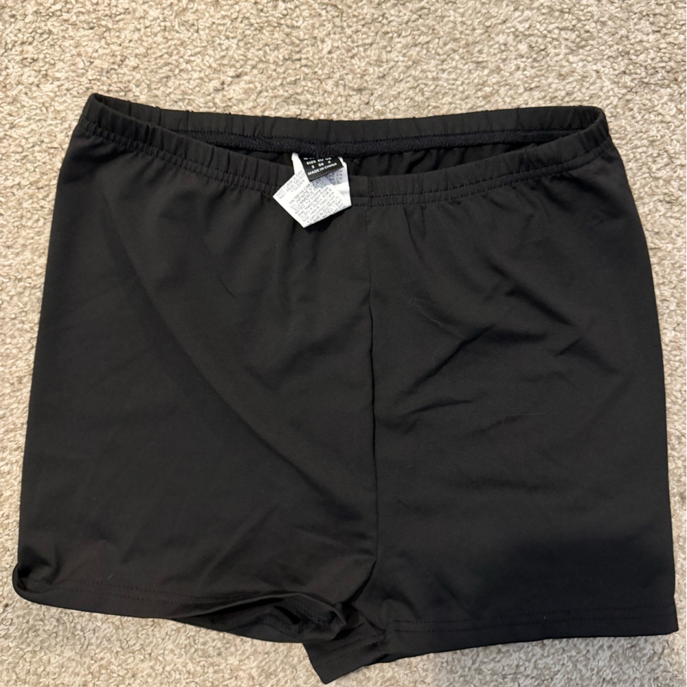 Black spandex shorts